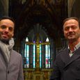 Star-DJ/Komponist Sergio Manoel Flores (l.) und „Electric Church“-Gründer Robert Otto im Linzer Mariendom / © Electric Church Star-DJ/Komponist Sergio Manoel Flores (l.) und „Electric Church“-Gründer Robert Otto im Linzer Mariendom