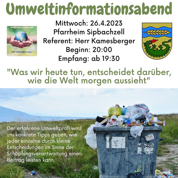 Umweltinfoabend / @ Pfarre Sipbachzell Umweltinfoabend